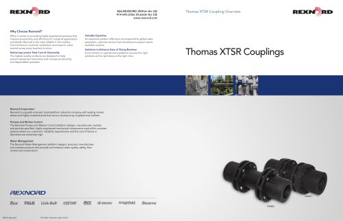 Thomas XTSR Couplings