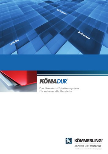 KömaDur - PVC Hartplatten