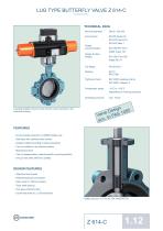 LUG TYPE BUTTERFLY VALVE Z 614-C