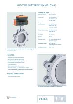 Technical Datasheet Z 614-K Valve EBRO