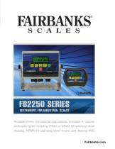 FB2250 SERIES INSTRUMENT FOR INDUSTRIAL SCALES