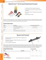 Balldriver ® Innensechskantschlüssel, Spannschlüssel - 1