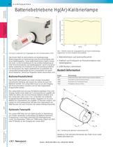 Batteriebetriebene Hg(Ar)-Kalibrierlampe - 1