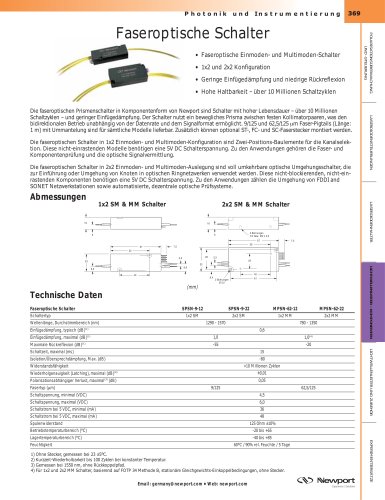 Faseroptische Schalter