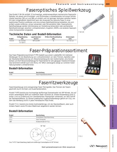 Faseroptisches Spleißwerkzeug