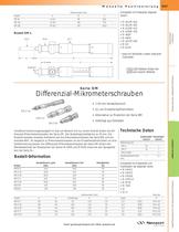 Hochpräzise Verstellschraube, Feststellbare Differenzial-Mikrometerschrauben - 2