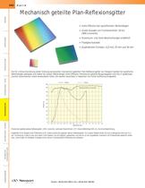 Mechanisch geteilte Plan-Reflexionsgitter - 1