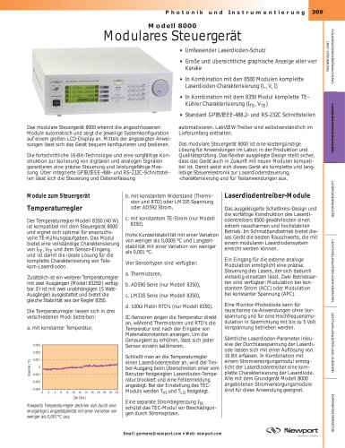 Modulares Steuergerät, Modell 8000