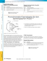 Monochromator-Faseradapter für Einkanalfaser- bündel und für Faserbündel mit großer  Spaltanordnung - 2