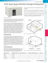 Oriel Apex Quarz-Wolfram-Halogenlichtquellen - 1