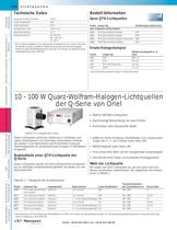 Oriel Apex Quarz-Wolfram-Halogenlichtquellen - 2