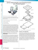 Oriel Instrumente zum Positionieren  von Photomasken - 1