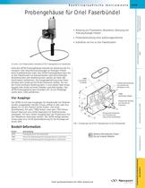 Probengehäuse für Oriel Faserbündel - 1