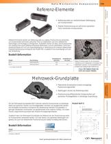 Referenz-Elemente, Mehrzweck-Grundplatte, Kinematische Repositionierplatten - 1