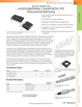 Serie M-426/M-436 eistungsstarke Lineartische mit  Kreuzrollenführung - 1