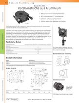 Serie M-481 Rotationstische aus Aluminium - 1