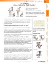 Serie SUPREMA® Kinematische Optikhalter