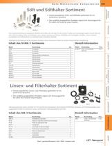 Stift und Stifthalter Sortiment, Linsen- und Filterhalter Sortiment - 1