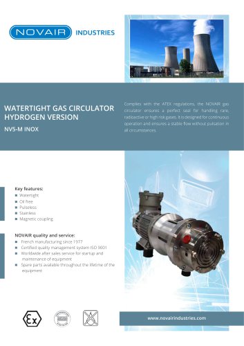 WATERTIGHT GAS CIRCULATOR HYDROGEN VERSION