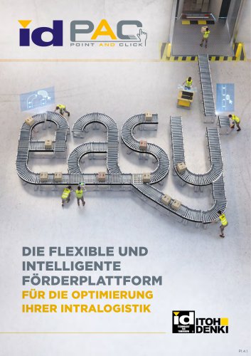 idPAC, DIE FLEXIBLE UND INTELLIGENTE FÖRDERPLATTFORM