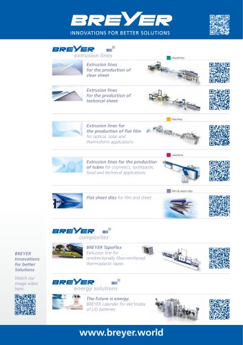 Breyer Extrusion lines program