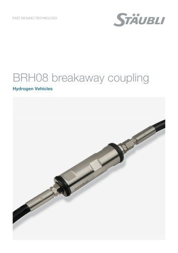 BRH 08 break-away coupling - Hydrogen fuel cell electric vehicles