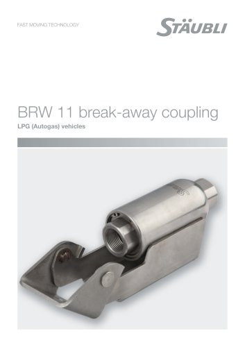 BRW 11 break-away coupling - LPG (Autogas) vehicles