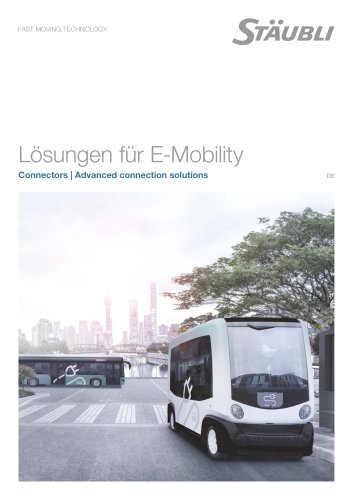 Lösungen für E-Mobility - Advanced connection solutions