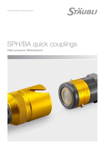 Quick couplings SPH/BA - Motorsports