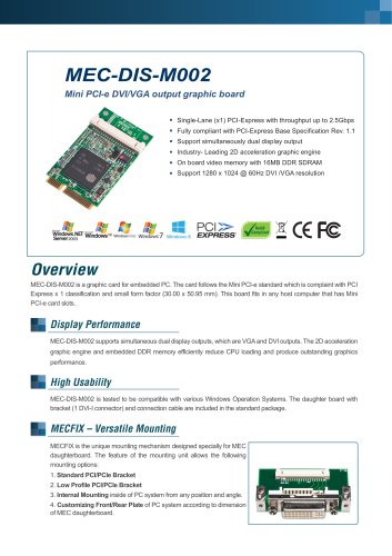 MODULE DISPLAY MEC-DIS-M002