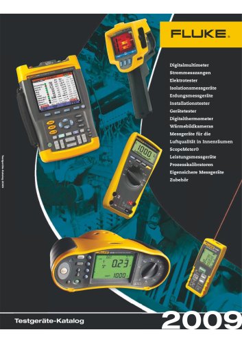 Fluke Testgeräte Katalog 2009