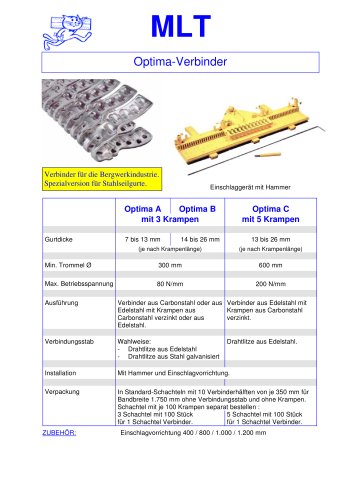 Optima- & Record-Verbinder