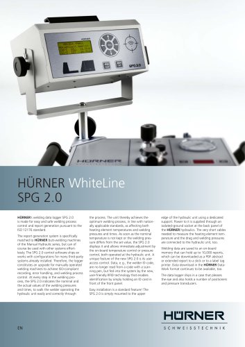 HÜRNER WhiteLine SPG 2.0