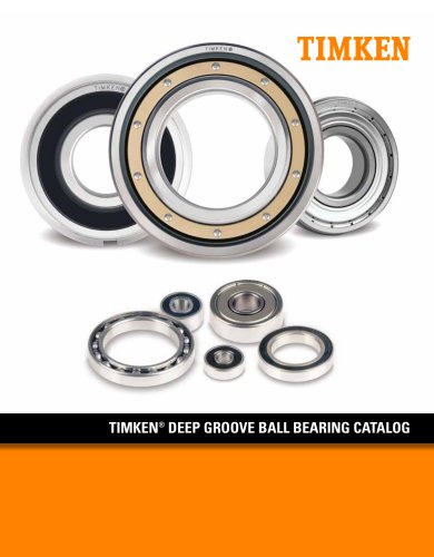 Deep Groove Ball Bearings