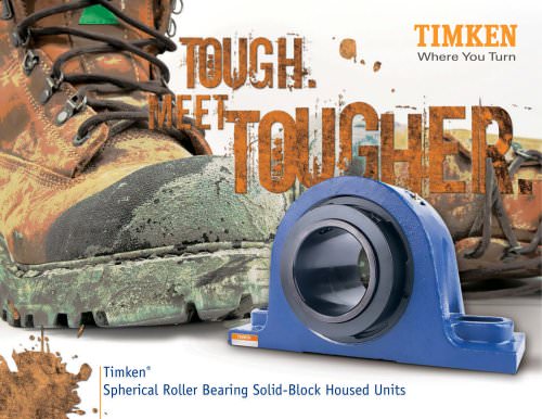 Timken SRB Solid-Block Housed Unit Brochure