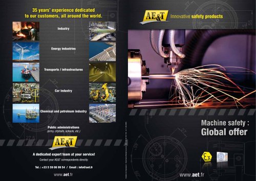 Machine safety : global offer