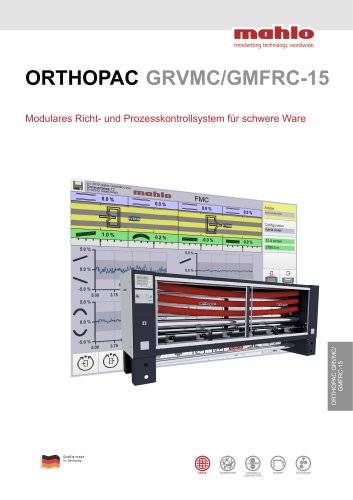 Orthopac GRVMC - Schussfadenrichter f&uuml;r schwere Ware