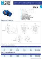 MXA serie motoren mit konstantes schluckvolumen - 1