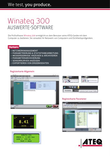 AUSWERTE-SOFTWARE | WINATEQ300
