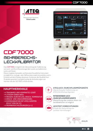 MEHRBEREICHSLECKKALIBRATOR | CDF7000