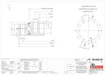 Standard crossed rollers Single row slewing rings without gear