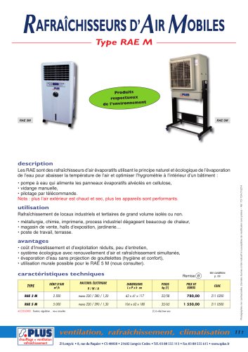 Traitement de l Air - RAE M