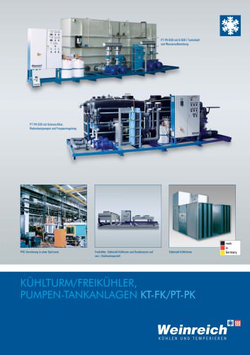 KÜHLTURM/FREIKÜHLER, PUMPEN-TANKANLAGEN KT-FK/PT-PK