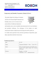 BOCON-temperature and humidity transmitter (output 4-20mA)THM100-11A-YC Buliding/Workshop