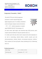 BOCON-temperature transmitter(Output RS485)THM100-02M-YC-HVAC