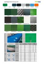 Tempo PVC/PU Conveyor belt for light weight conveying