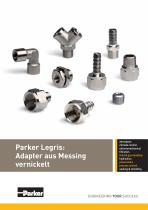 Parker Legris - Adapter aus Messing vernickelt - 1