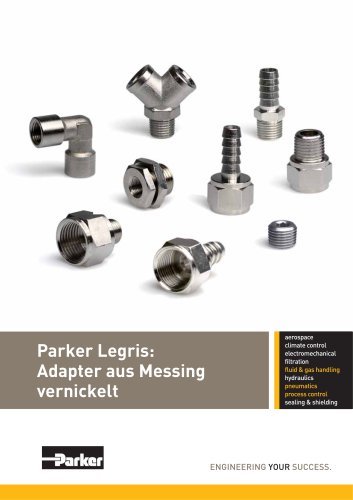 Parker Legris - Adapter aus Messing vernickelt