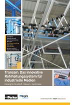 Parker Transair - Das innovative Rohrleitungssystem für industrielle Medien Katalog für Druckluft - Vakuum - Inerte Gase