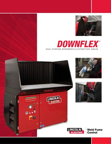 Downflex ® Dual Pur Pose workbench & extraction table